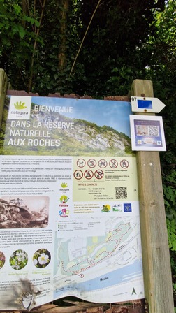 Entrée de la réserve naturelle